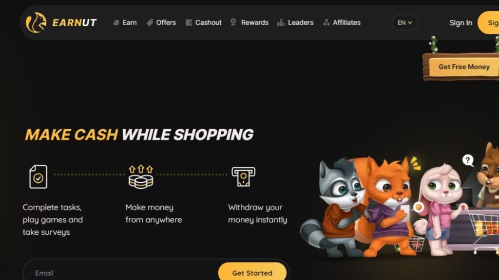 Earnut.com earn money online