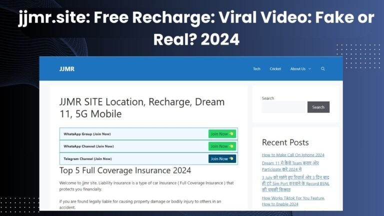 Jjmr site Free Recharge Exposed 2025 USANEWSCITY Jjmr site Free Recharge Exposed 2025 USANEWSCITY