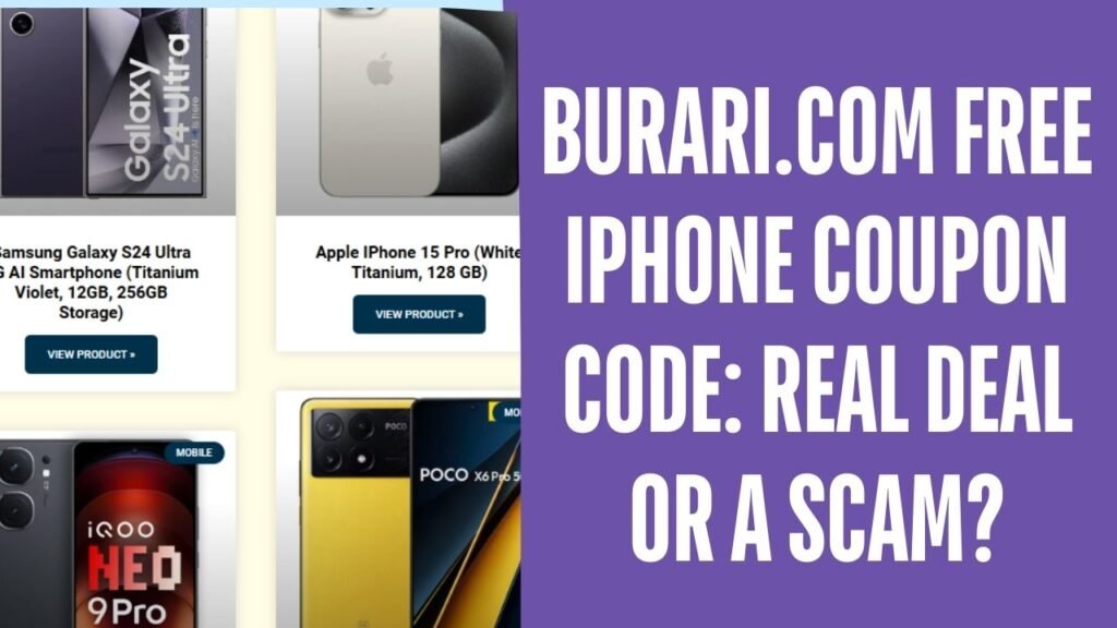 Burari .com free iphone coupon code