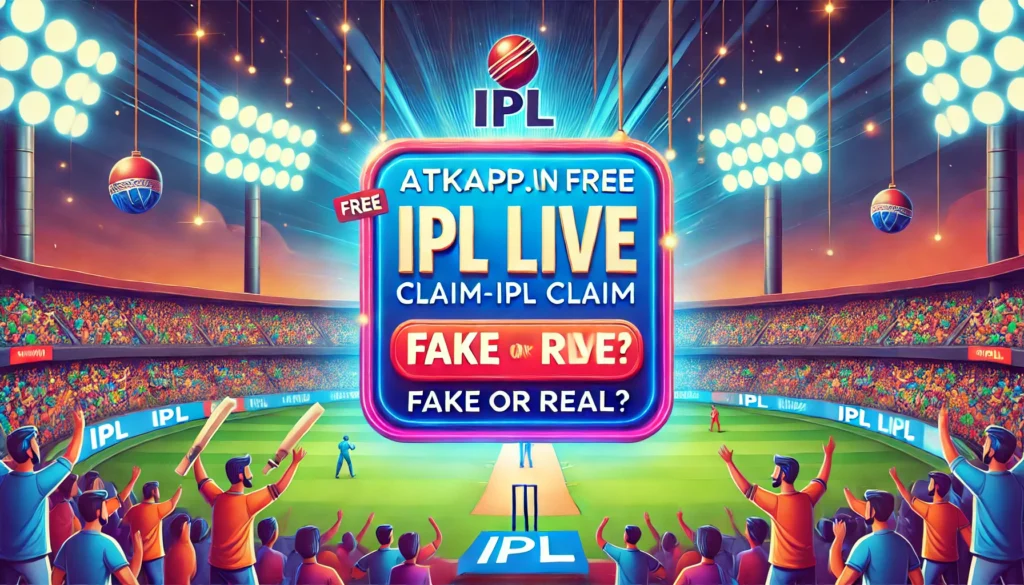 Atkapp.in Free IPL Live Claim Fake or Real? Full Truth Revealed! 2025 ...