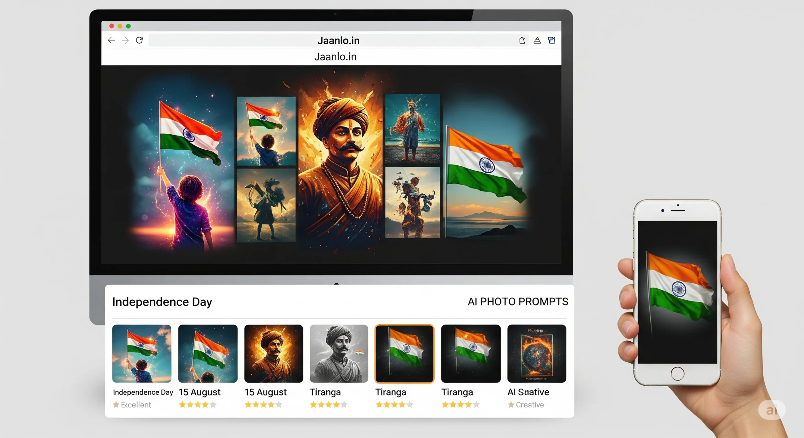 Jaanlo.in 15 August Images – Trending AI Photo Editing Prompts Review